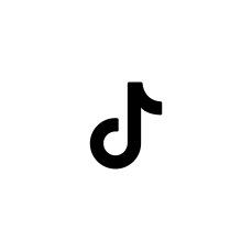 TikTok White Social Logo